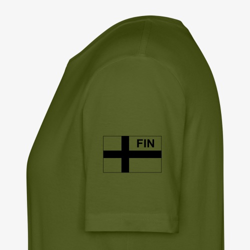 Finnish Tactical Flag FINLAND - Soumi - FIN - Ekologisk T-shirt herr