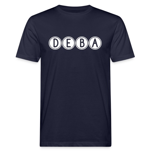 DEBA LOGO - Mannen Bio-T-shirt