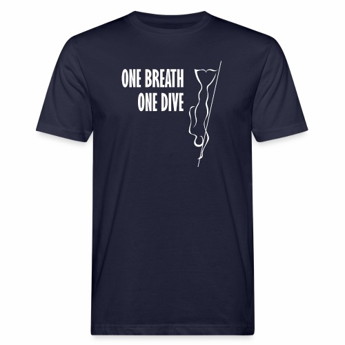 One breath one dive Freediver - Men's Organic T-Shirt