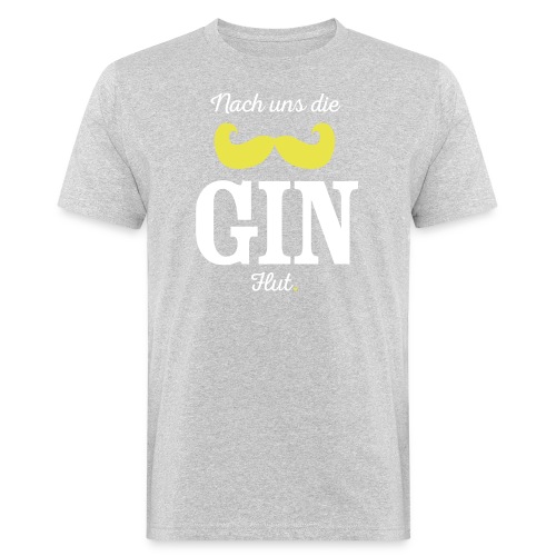 Nach uns die Gin-Flut - Männer Bio-T-Shirt