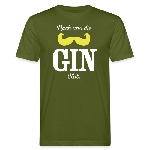Nach uns die Gin-Flut - Männer Bio-T-Shirt
