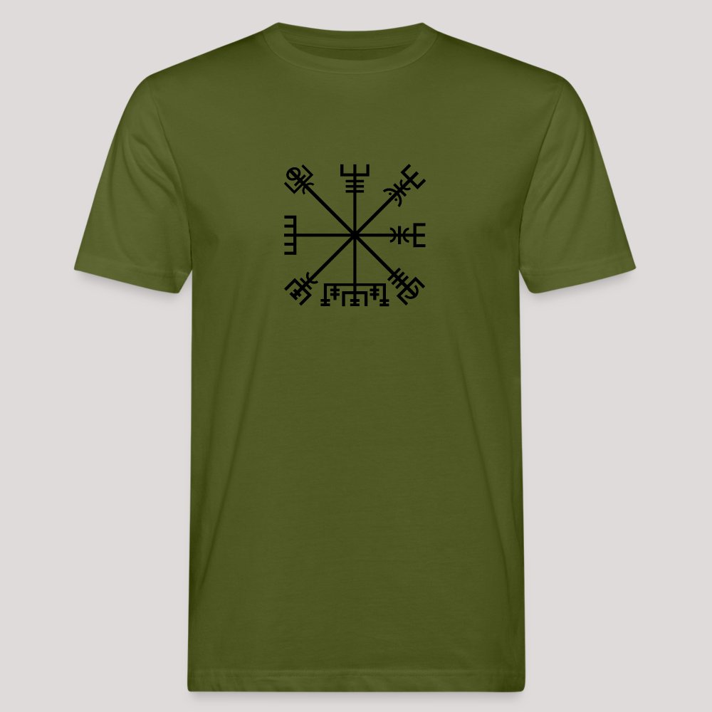 Vegvisir - Männer Bio-T-Shirt Moosgrün