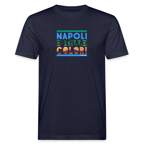 Napoli è mille colori - T-shirt ecologica da uomo