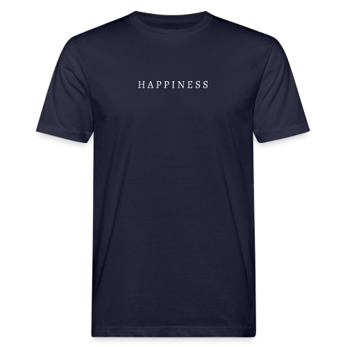Happiness is my way weiß - Männer Bio-T-Shirt