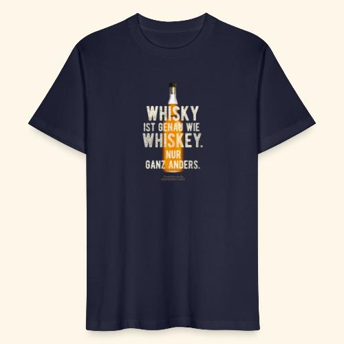 Whisky ist genau wie Whiskey - Männer Bio-T-Shirt