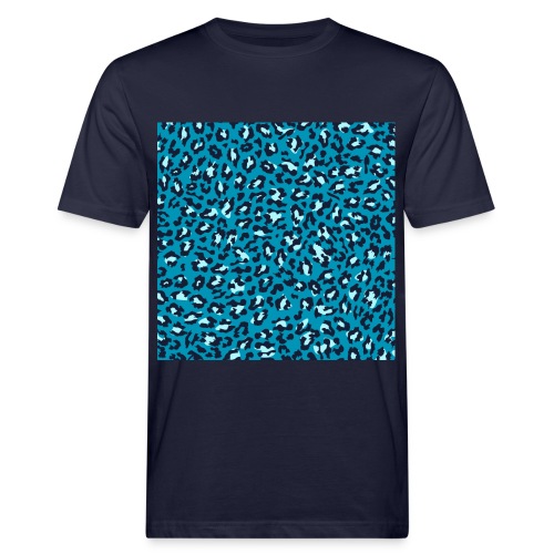Estampado de leopardo BONDI BLUE - Camiseta ecológica hombre
