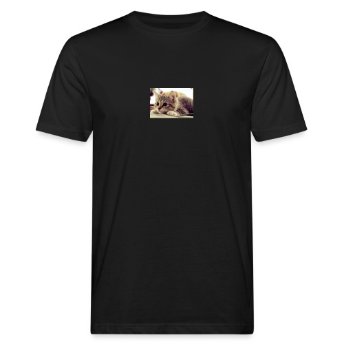 gato tierno - Camiseta ecológica hombre
