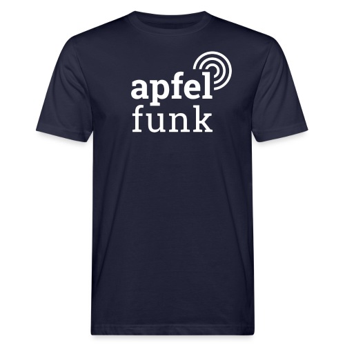 Apfelfunk Dark Edition - Männer Bio-T-Shirt