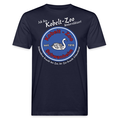 Highlanders Kobelt-Zoo Benefiz Shirt - Schwan - Männer Bio-T-Shirt