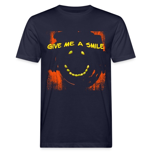 Give Me A Smile - Männer Bio-T-Shirt