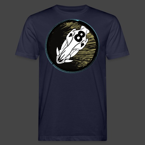 skully eightball backbanner - Männer Bio-T-Shirt
