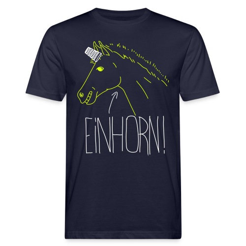 Einhorn - Männer Bio-T-Shirt