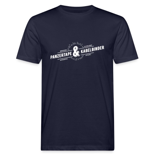 BRDSTN Panzertape & Kabelbinder - Männer Bio-T-Shirt