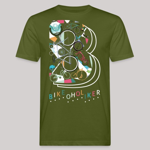 Bikeoholiker - Männer Bio-T-Shirt