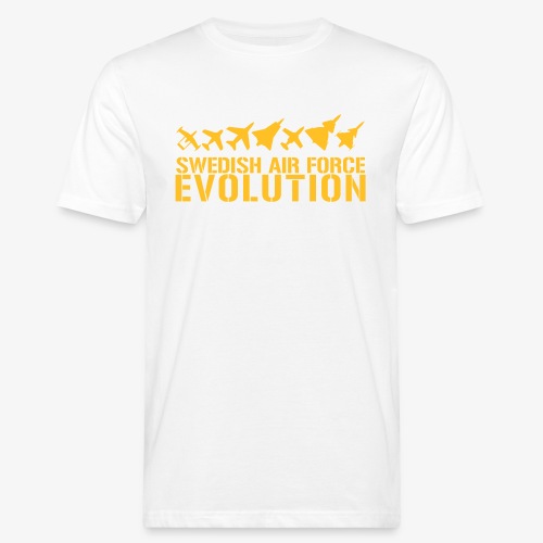 Swedish Air Force Evolution - Ekologisk T-shirt herr
