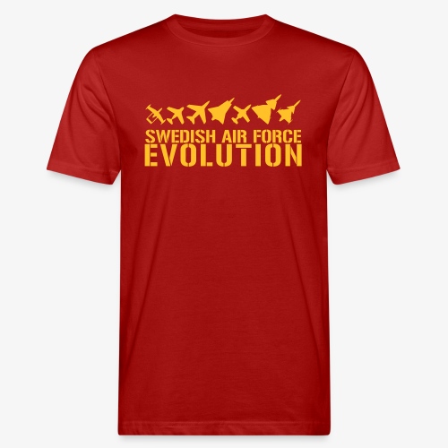 Swedish Air Force Evolution - Ekologisk T-shirt herr