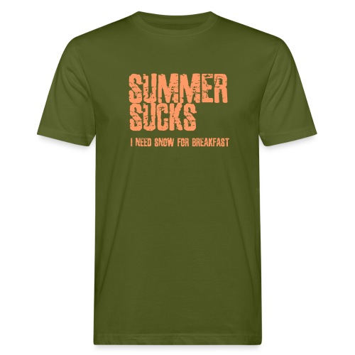 SUMMER SUCKS - Mannen Bio-T-shirt