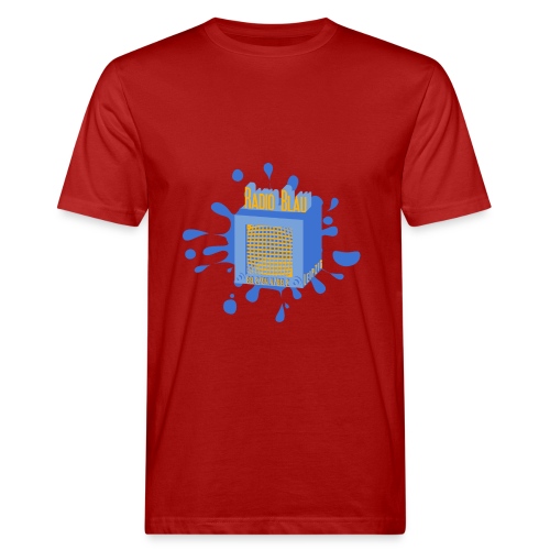 Tintenfleck Radio - Männer Bio-T-Shirt