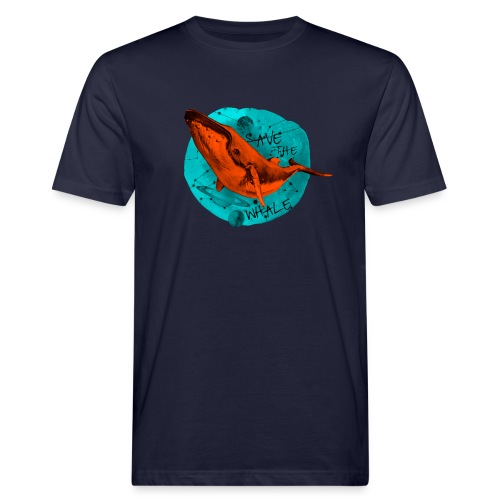 Save the whale - Mannen Bio-T-shirt