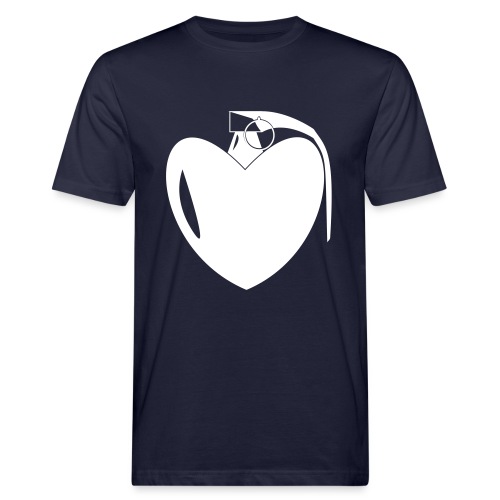 Exploding Heart - Mannen Bio-T-shirt