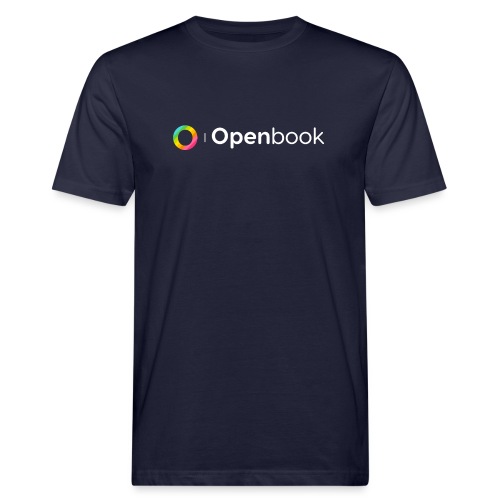 Openbook Dark Collection - Mannen Bio-T-shirt