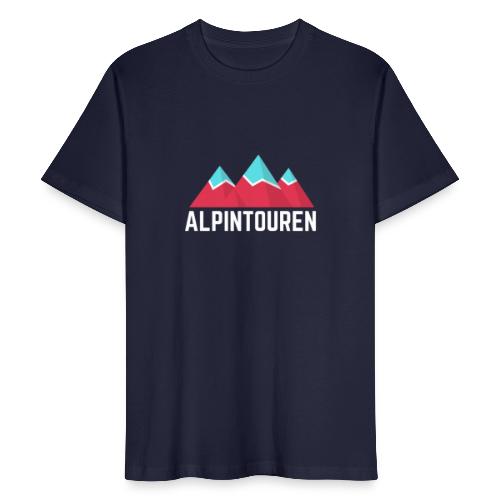 Alpintouren Logo - Männer Bio-T-Shirt