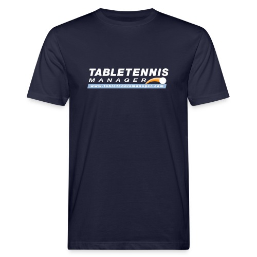 Table Tennis Manager weiss - Männer Bio-T-Shirt