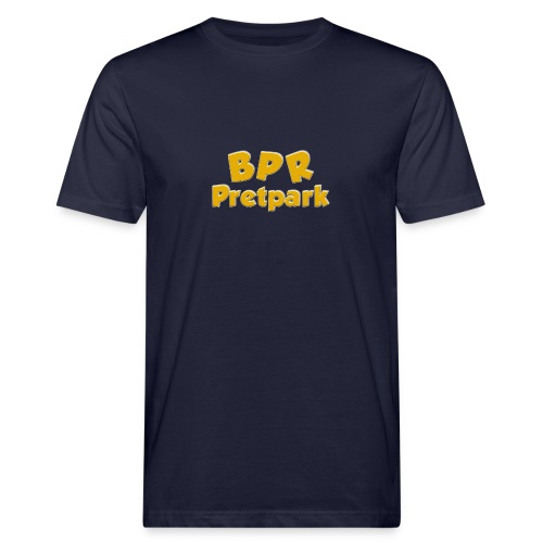 BPR Pretpark logo - Mannen Bio-T-shirt