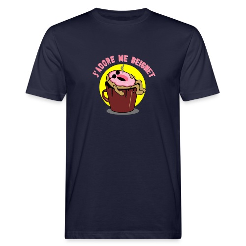 J'ADORE ME BEIGNET ! (café) - T-shirt bio Homme