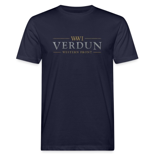 New Verdun Official Logo - Mannen Bio-T-shirt