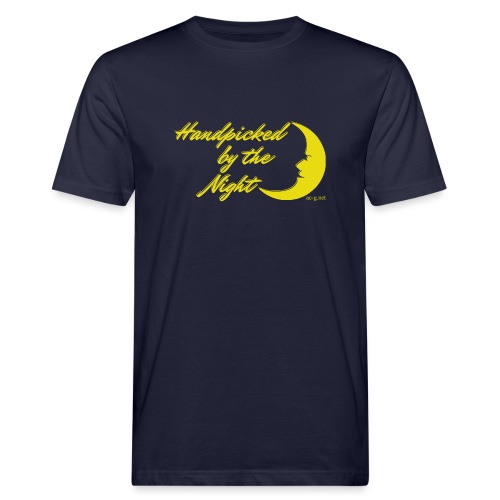 Handpicked design By The Night - Logo Yellow - Men's Organic T-Shirt