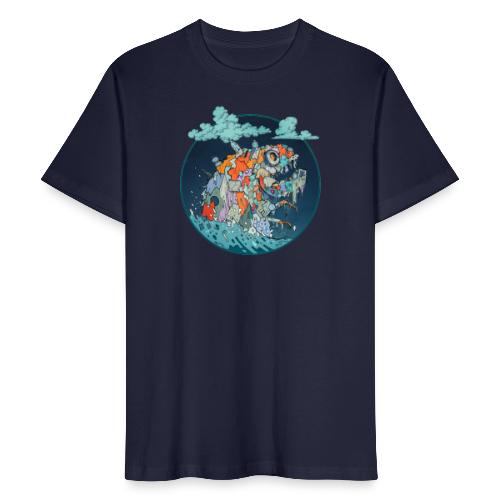 Plastic waste monster - Mannen Bio-T-shirt