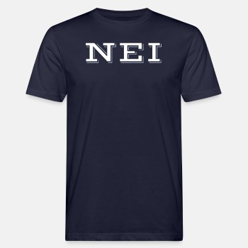 Nei - Økologisk T-skjorte for menn
