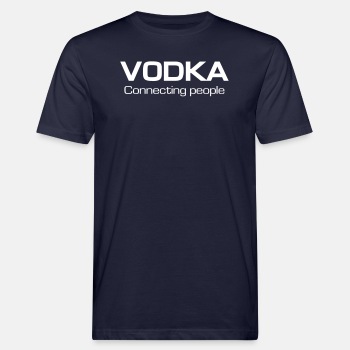 Vodka Connecting people - Økologisk T-skjorte for menn