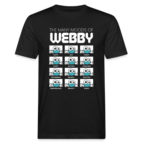 Many moods of webby - T-shirt bio Homme