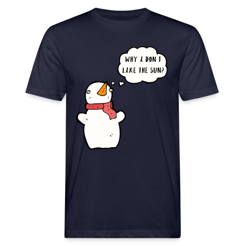 Snowman - Männer Bio-T-Shirt