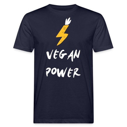 Vegan Power - Mannen Bio-T-shirt