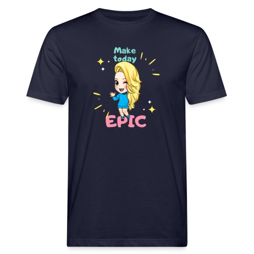 make today epic - Ekologisk T-shirt herr
