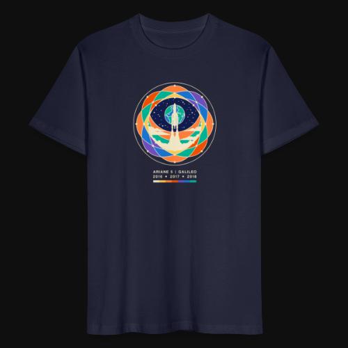 Ariane 5 and Galileo mission by Danny Haas - Men's Organic T-Shirt