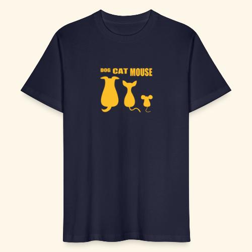 dog cat mouse - Männer Bio-T-Shirt