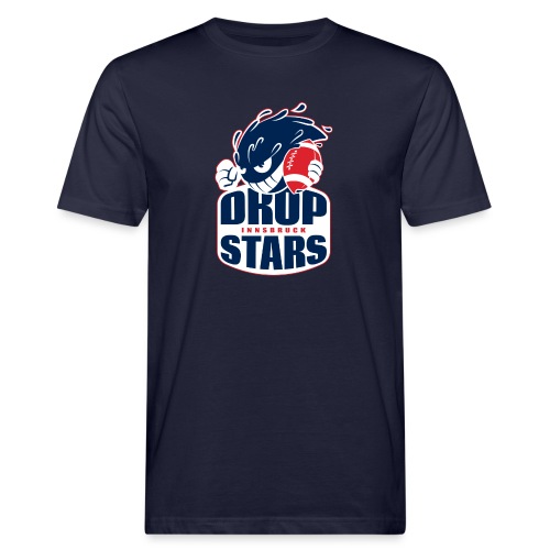 Dropstars Logo - Männer Bio-T-Shirt
