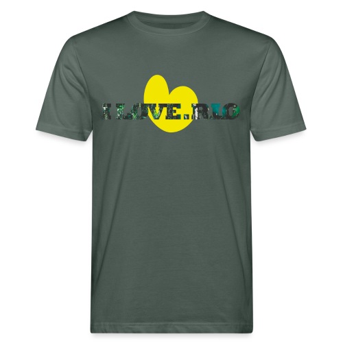 ILOVE. TROPICAL RIVER N°1 - Men's Organic T-Shirt