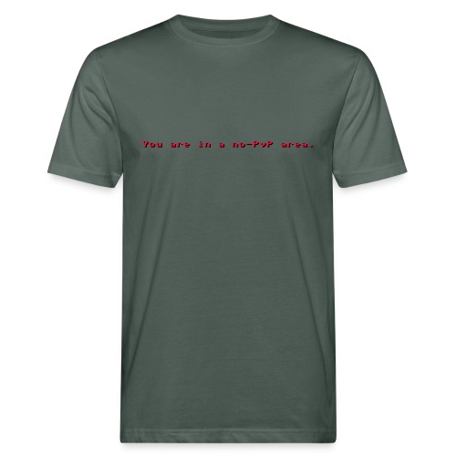 You are in a non-PvP area. - Männer Bio-T-Shirt