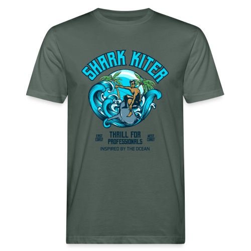 Shark Kitesurfer for professionals - Männer Bio-T-Shirt