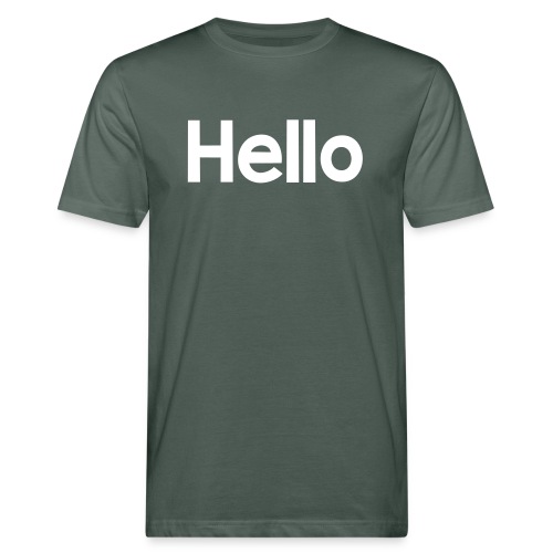 Hello#2 - Männer Bio-T-Shirt