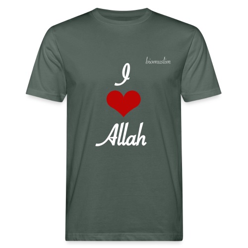 I love Allah - Männer Bio-T-Shirt