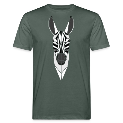 Polygon Zebra - Männer Bio-T-Shirt