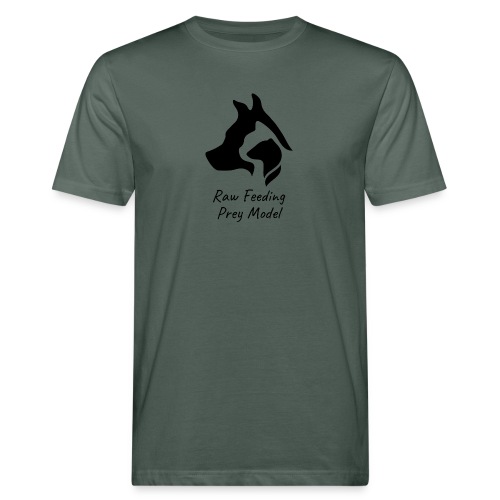 logo raw feeding noir - T-shirt bio Homme
