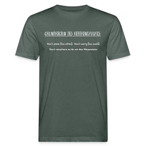 Grundregeln des Referendariats - Männer Bio-T-Shirt