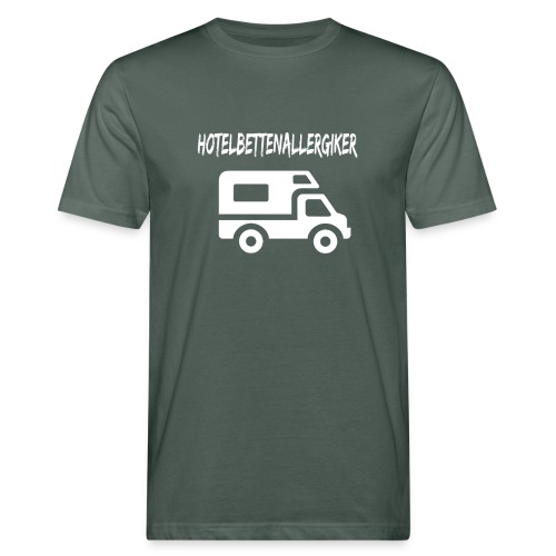 Wohnmobil Shirt Camping Hotelbettenallergiker - Männer Bio-T-Shirt